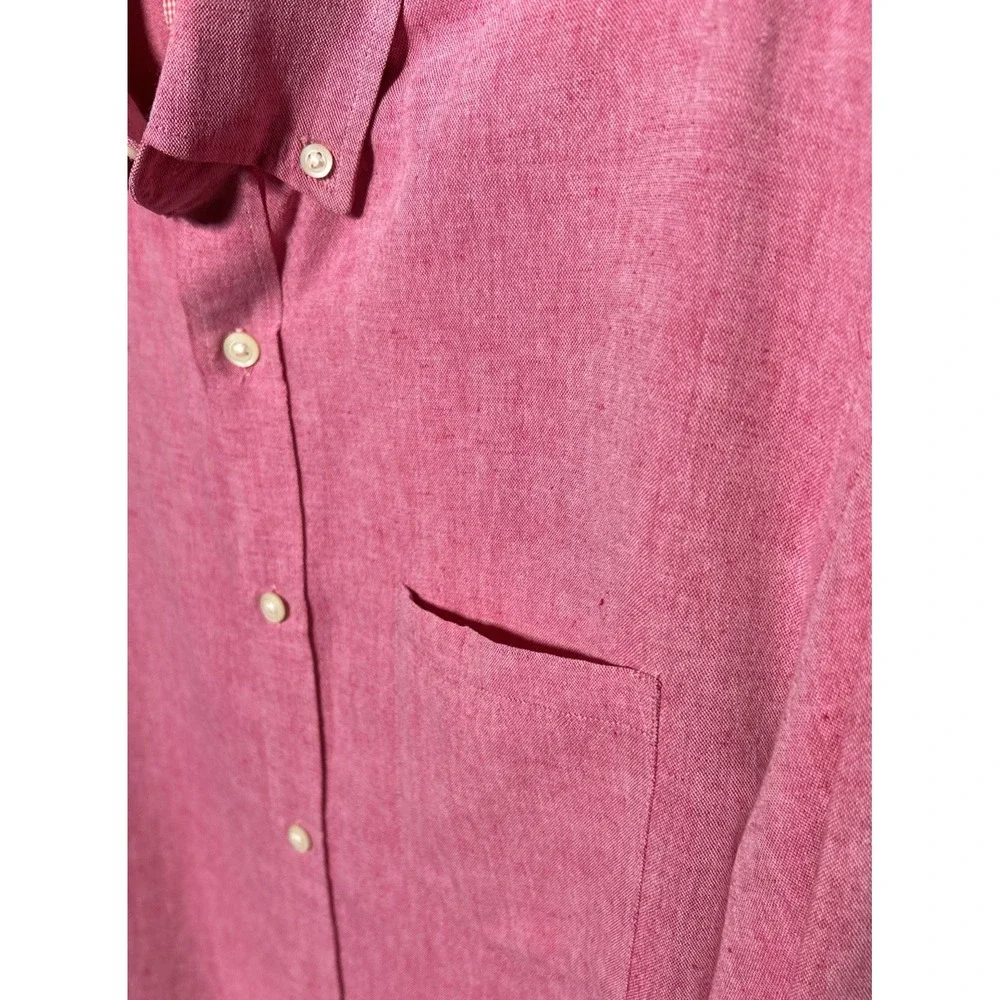 Banana Republic Linen Button Down Shirt Men's Size Large Summer‎ EUC